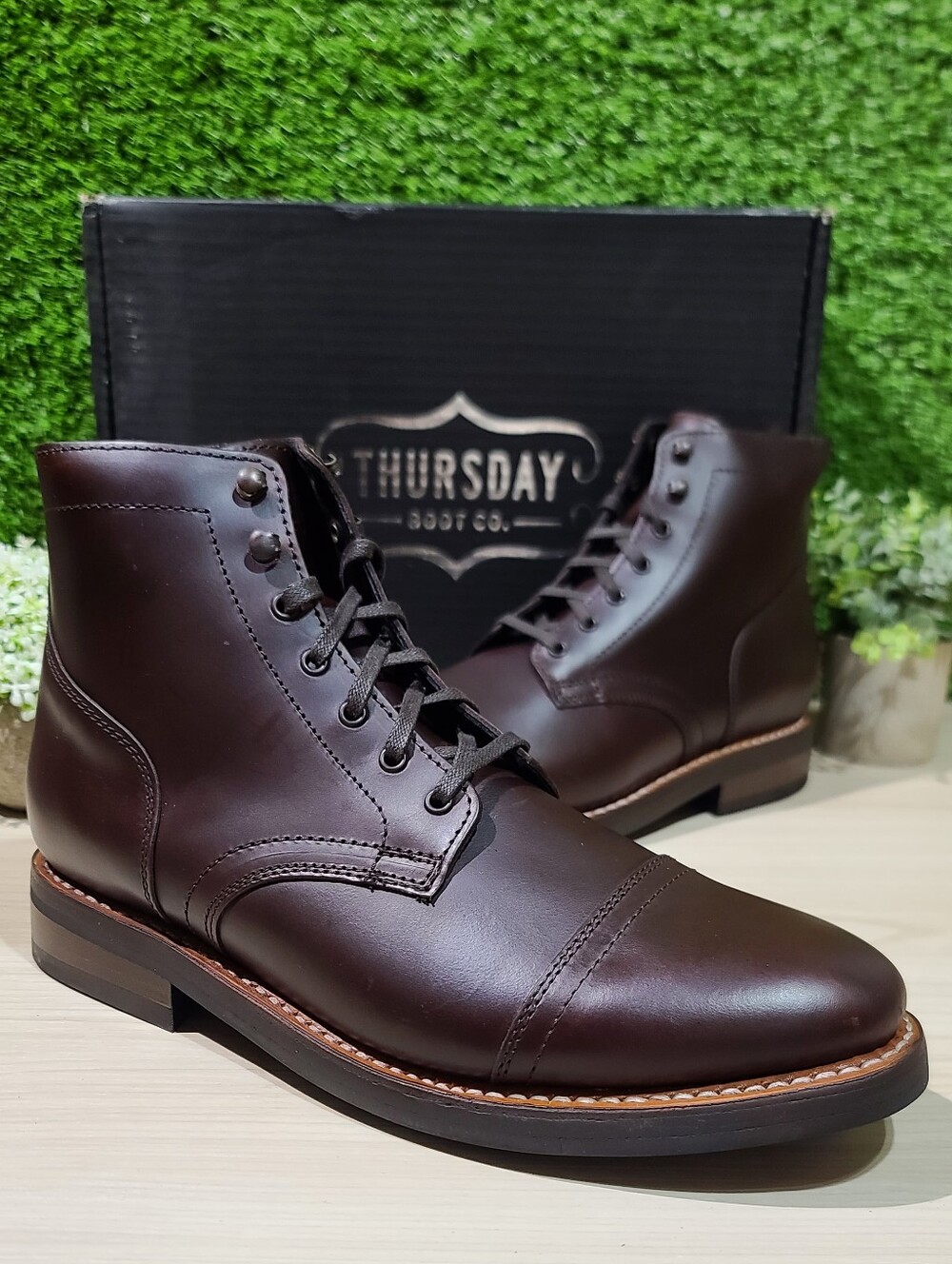 Thursday Boot Company Women's Captain Lace up Boots / Brown US 10.5 NEW